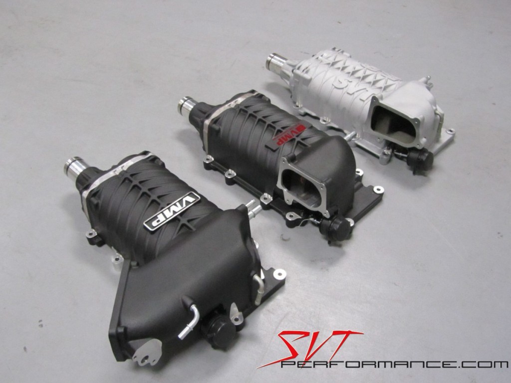 VMP Gen II, VMP Gen I and the stock TVS superchargers compared